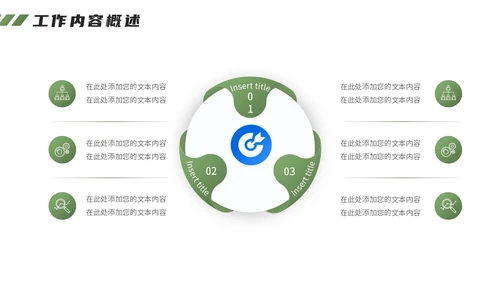 森系绿植风商务工作汇报PPT模板工作总结