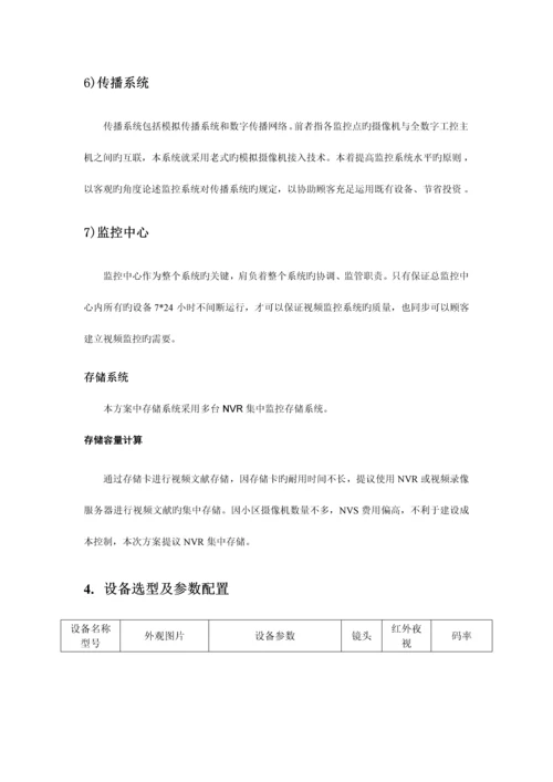 住宅小区视频监控方案模拟版.docx