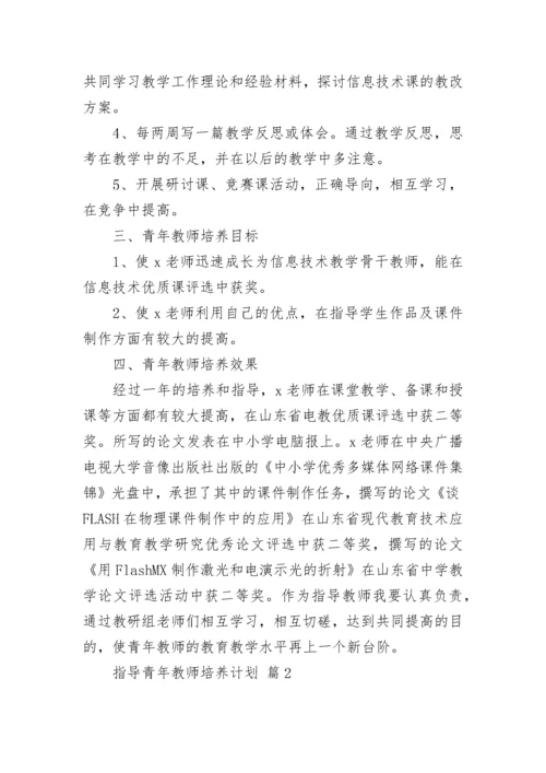 指导青年教师培养计划.docx