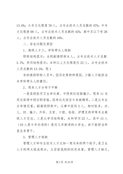 人才工作调研报告.docx