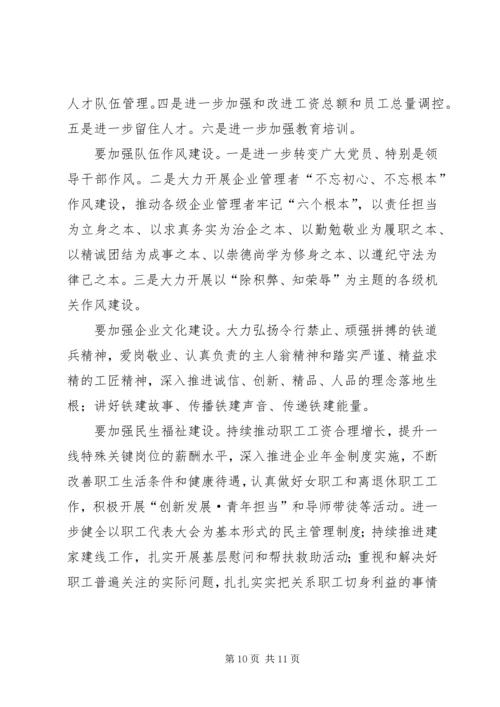 二届二次职代会暨某年工作会议报告.docx