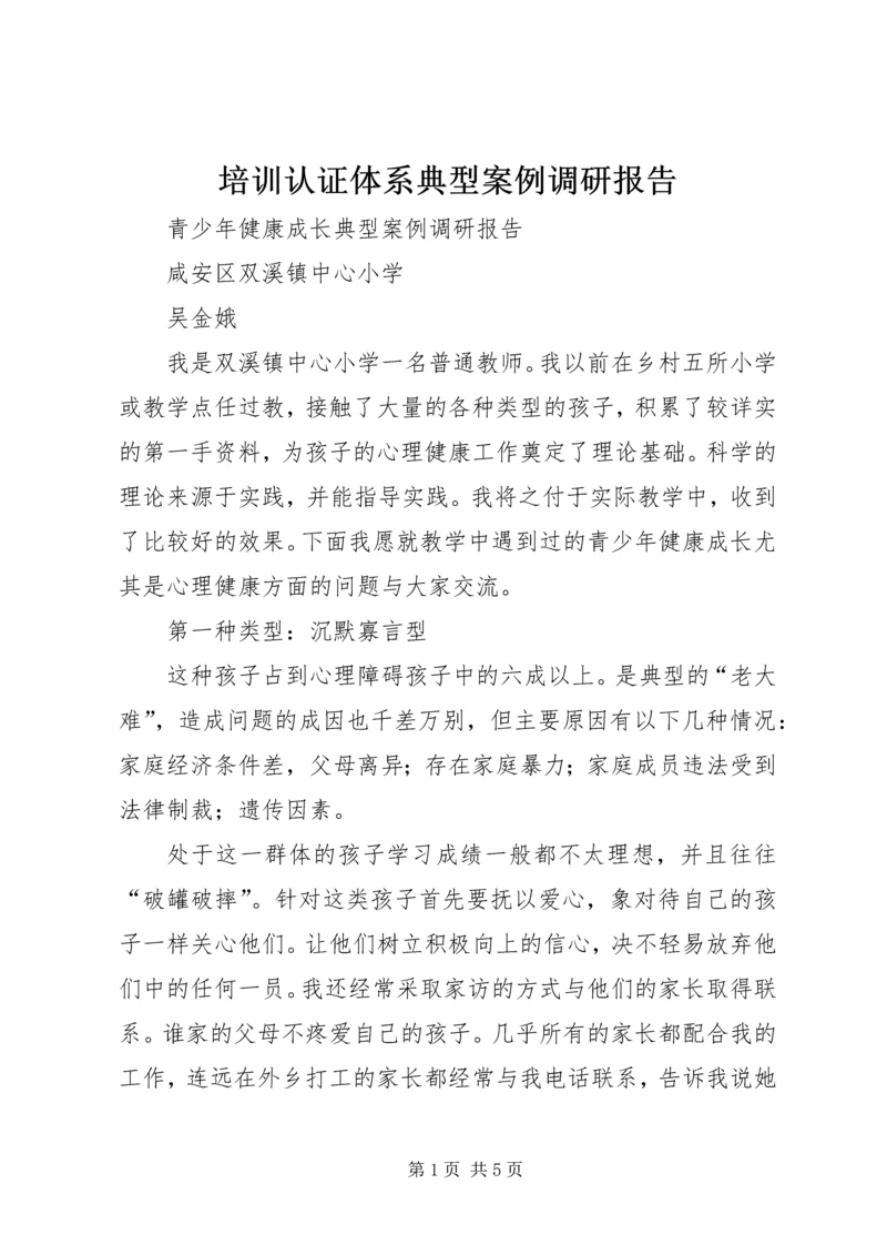 培训认证体系典型案例调研报告.docx