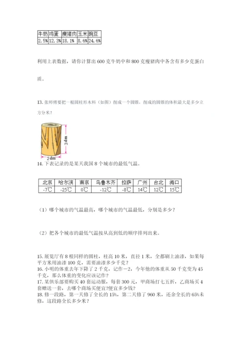 小升初数学应用题50道附完整答案（易错题）.docx