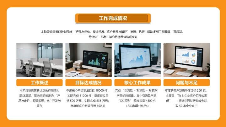 商务风纯文字PPT列表