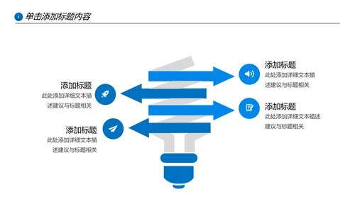 欧美大气蓝色企业宣传公司简介PPT模板