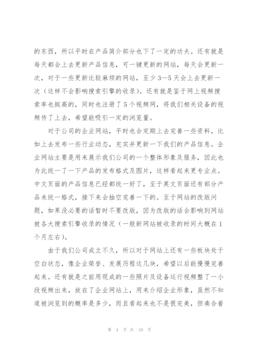 网络销售个人工作总结900字.docx