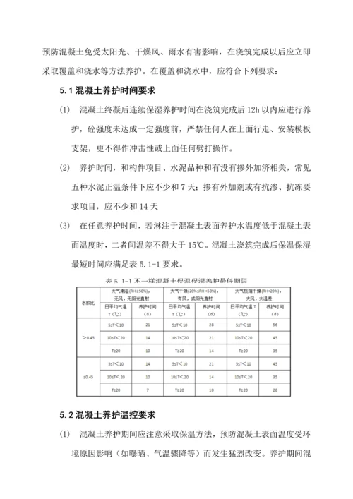 桥梁混凝土养护专项方案修改版.docx