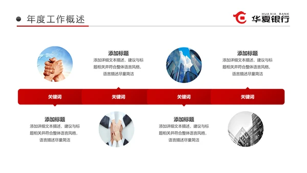 红色华夏银行金融理财工作总结汇报PPT