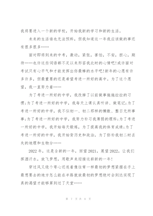 总结和展望九年级作文5篇.docx