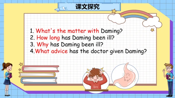 外研版八年级下册Module 4 Seeing the doctor Unit 1 课件（共19张P
