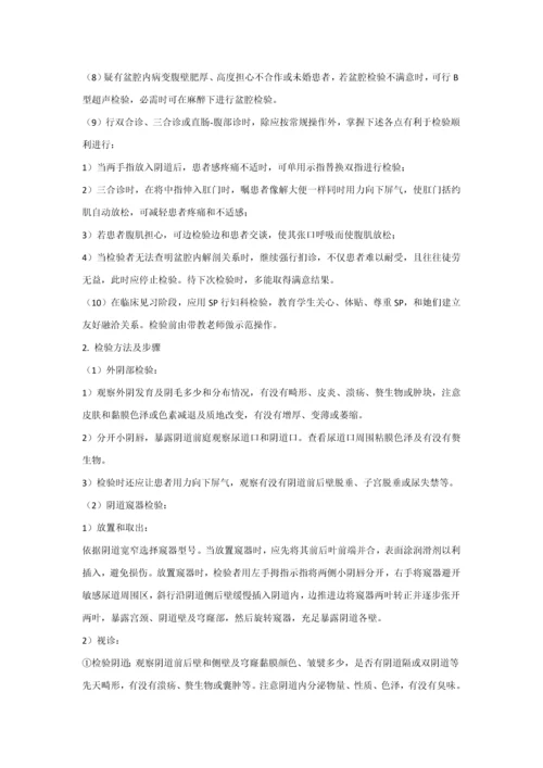 妇科学临床技能操作专项规程.docx