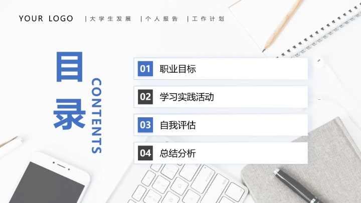 计算机科学与技术专业大学生求职个人综合展示职业生涯规划