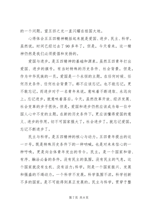 大力弘扬优秀精神，青少年心得体会5篇.docx