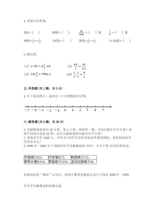 凉山彝族自治州小升初数学测试卷完整答案.docx