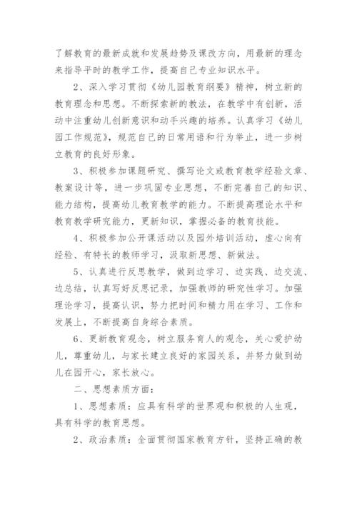 幼儿园个人研修计划.docx