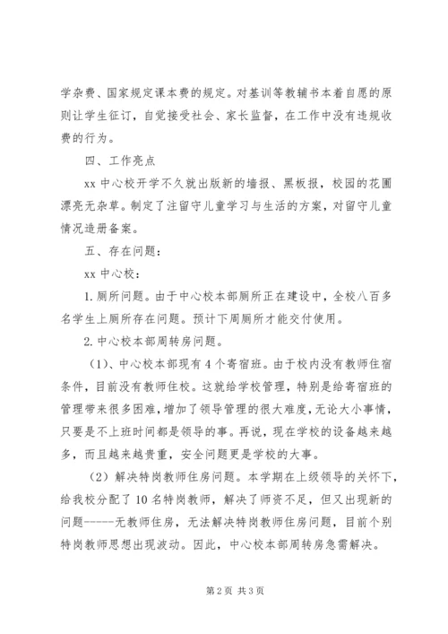 学校检查开学工作汇报材料.docx