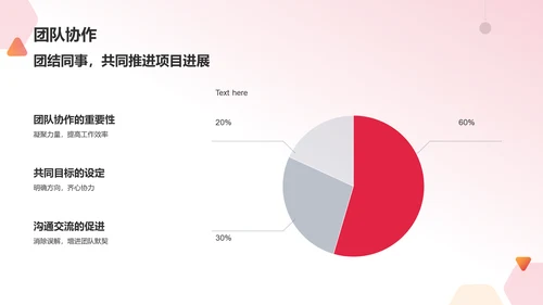 红色渐变个人年终总结PPT模板