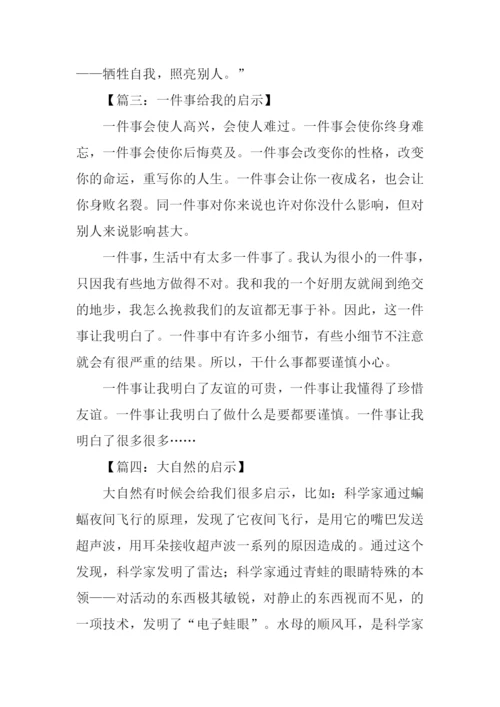 什么的启示作文300字.docx