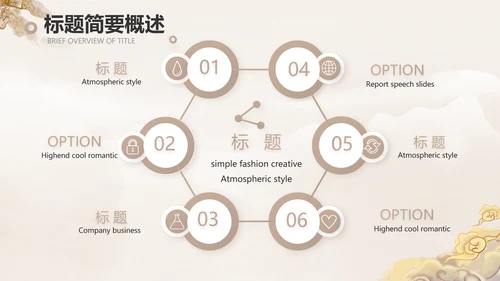 古典中国风古代神话故事介绍PPT