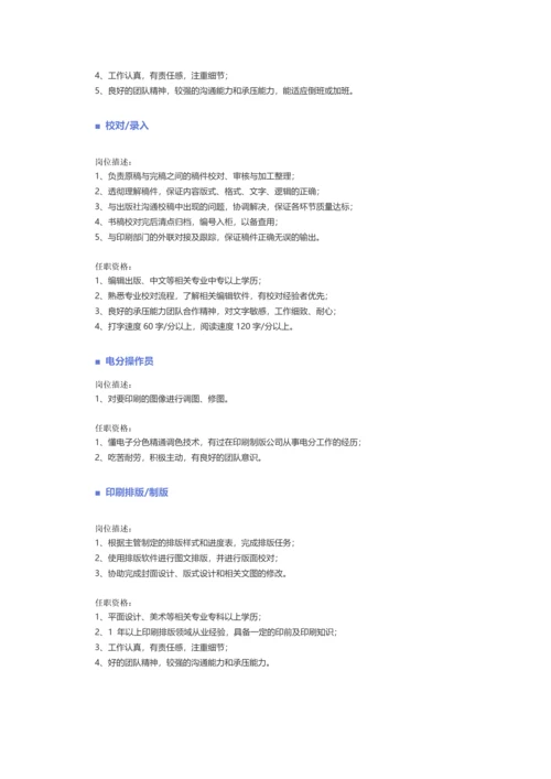 【美术、设计、创意、艺术、出版】职位说明书.docx