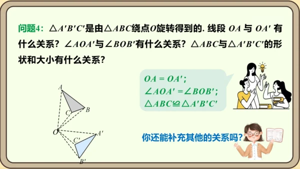 人教版数学九年级上册23.1.1  旋转的概念及性质课件（共28张PPT）