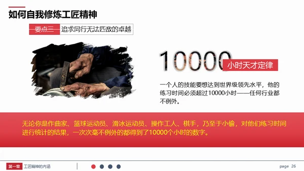 弘扬新时代工匠精神通用PPT课件模板