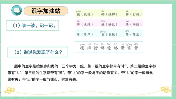 统编版三年级语文下册同步高效课堂系列第一单元（复习课件）