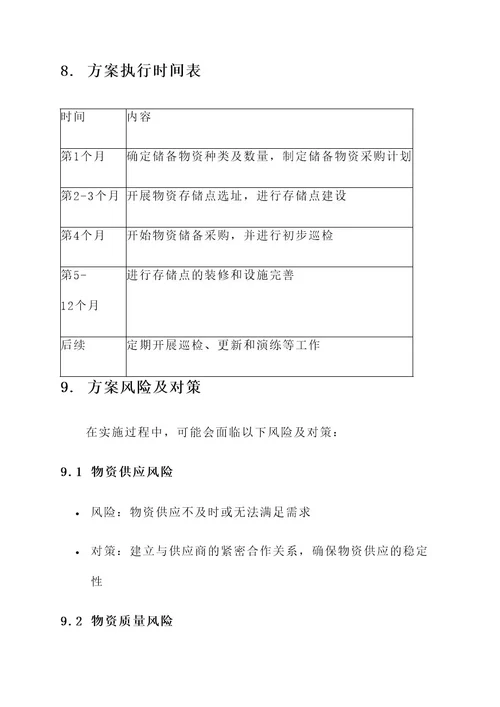 文山应急物资储备解决方案