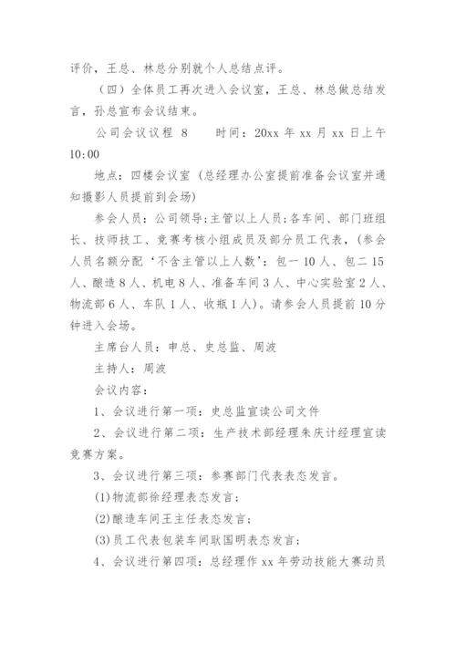 公司会议议程.docx