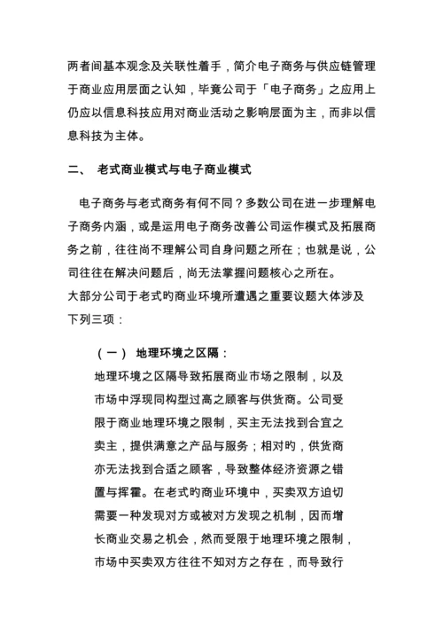 电子商务与供应链综合管理的模式.docx