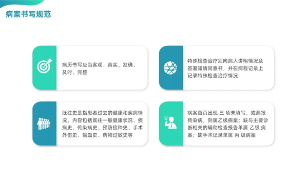 绿色渐变商务简约风格医院法律法规培训PPT