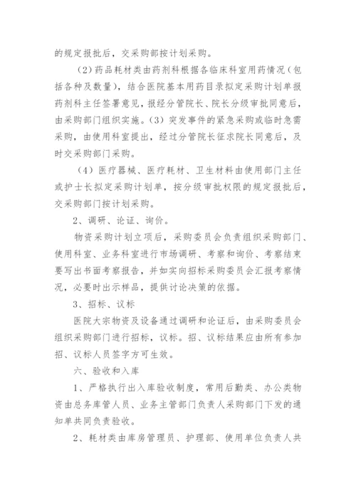 医院采购内控的管理制度.docx