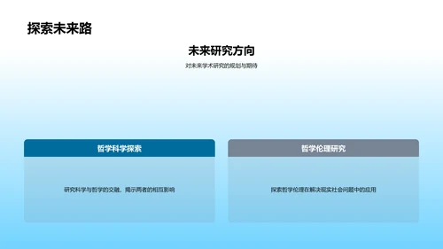 哲学研究答辩报告PPT模板