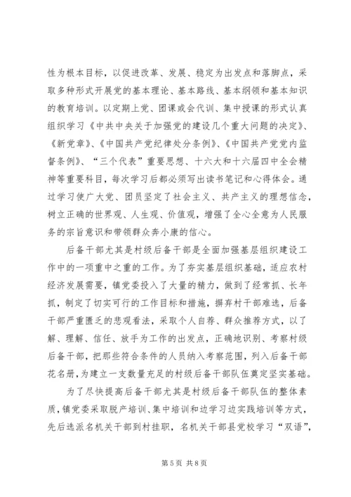 二○○五年上半年乡镇基层组织建设工作总结.docx