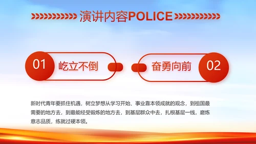新时代辅警公安警察工作总结动态PPT