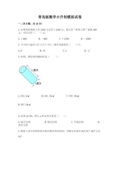 青岛版数学小升初模拟试卷及参考答案（研优卷）.docx