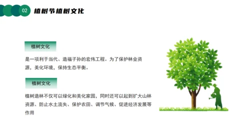 3月12日植树节知识介绍主题活动班会课件通用PPT模板