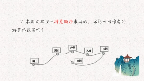 《记金华的双龙洞》课件