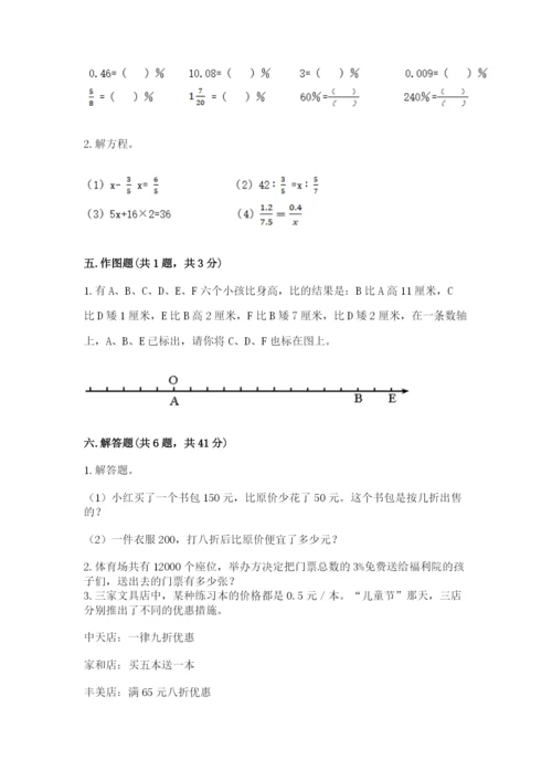 班玛县六年级下册数学期末测试卷往年题考.docx