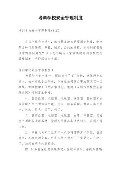 培训学校安全管理制度_5.docx