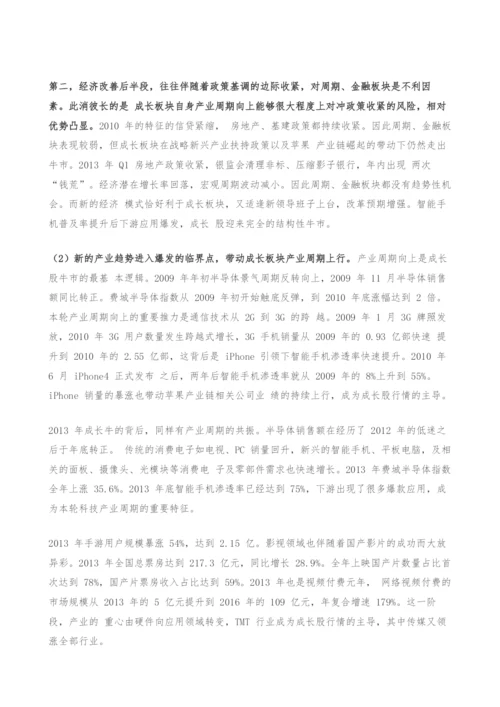 股市专题研究报告-2010和2013年成长牛的不同结局.docx