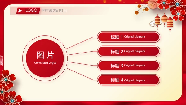 红色中国风传统节日团圆节中秋节PPT