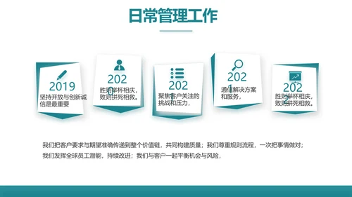 蓝色大气励志奔跑述职报告商务动态PPT模板