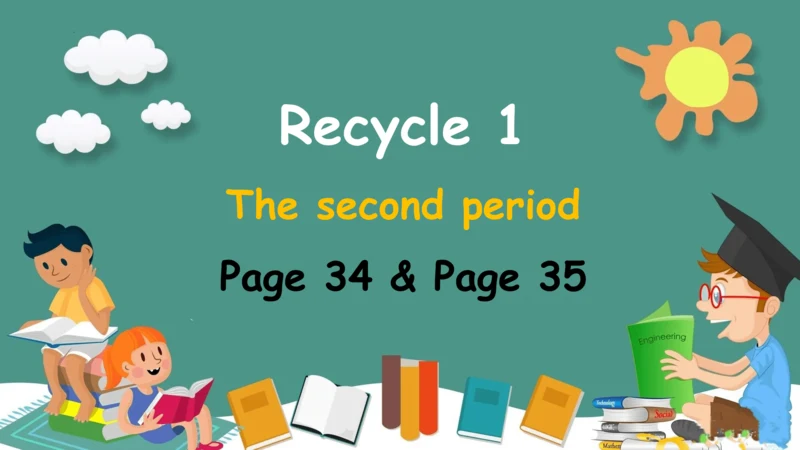 Recycle 1 The second period-2022-2023学年四年级英语下册同步备课