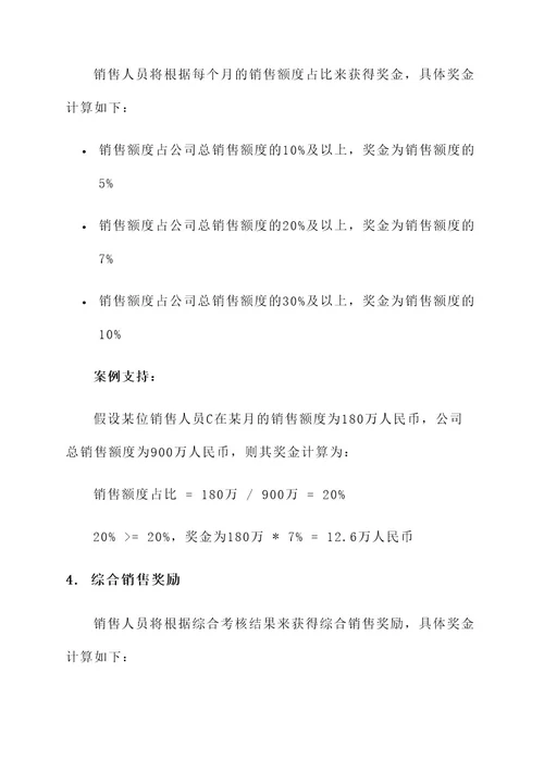 终端产品销售奖励方案