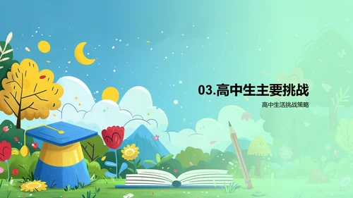 高中成长与未来打算PPT模板