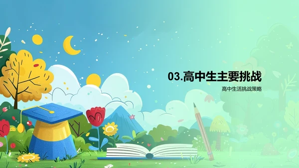 高中成长与未来打算PPT模板