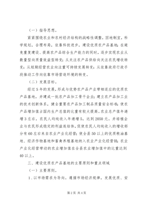 优质农产品基地建设意见 (7).docx