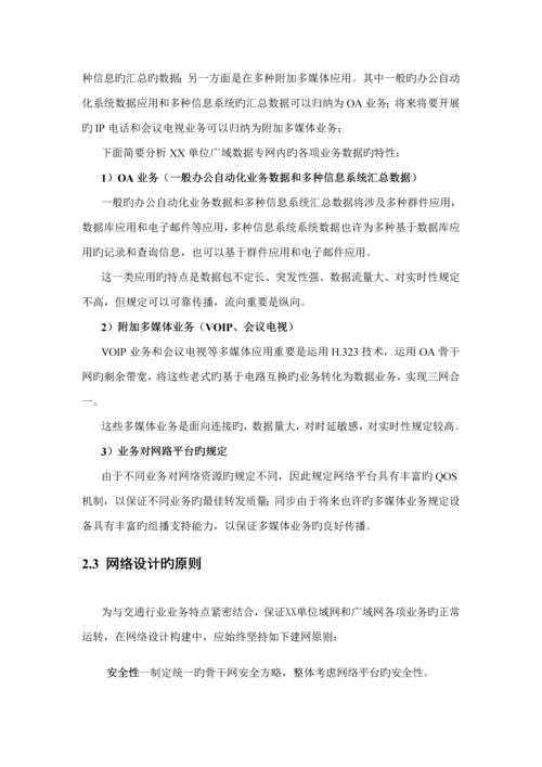 单位网络建设解决专题方案.docx