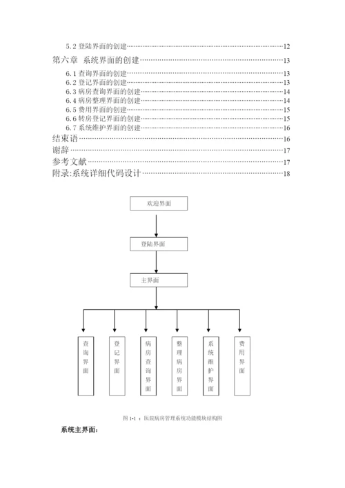 VF0029病房管理系统毕业论文7000.docx
